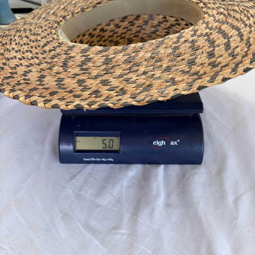 Tula Laurel Straw Hat Wide Brim Fair Trade Eco Friendly UPF 50+ Summer Beach Hat